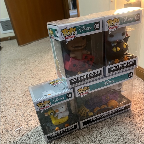 Disney Nightmare Before Christmas Funko Pop! Trains Set (NIB) - Picture 8 of 12